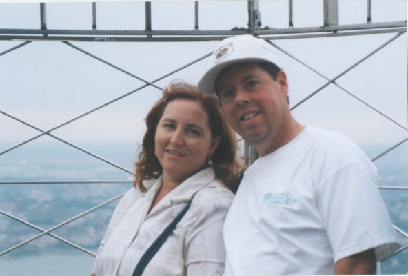 Hal & Mary Beth at the Empire State Bulding, July 