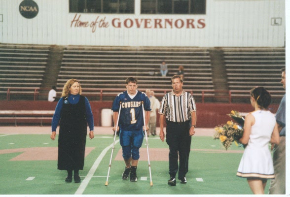 Mary Beth, Jeff, Hal, Senior night Oct 2000
